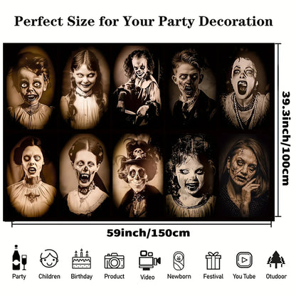 Gothic Horror Backdrop Cloth