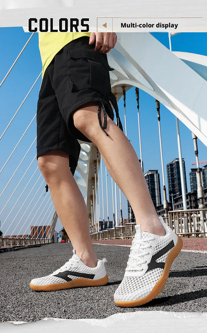 Breathable Mesh Wide-Toe Shoes