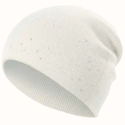 Rhinestone Studded Beanie
