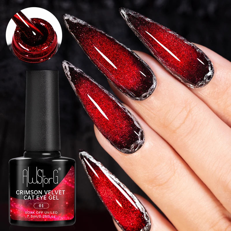 Crimson Cat Eye Gel