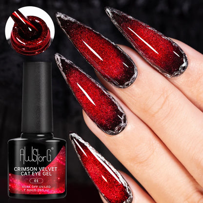 Crimson Cat Eye Gel