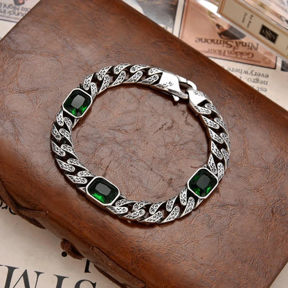 Vintage Geometric Link Bracelet