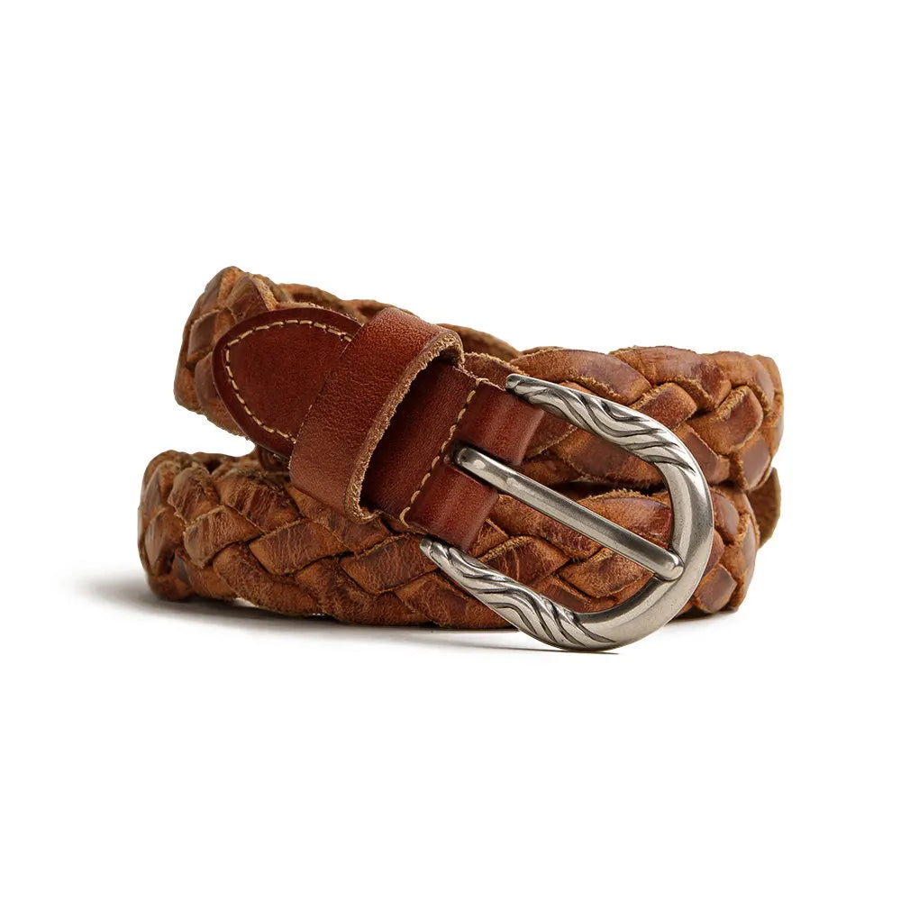 Braided Leather Belt