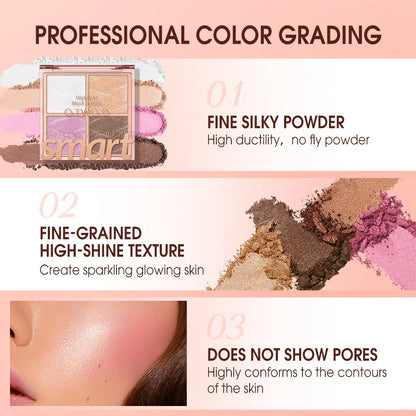 4 Color Blush Palette