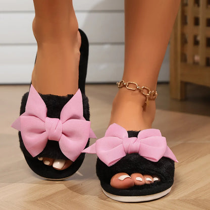 Women Butterfly Winter Slippers