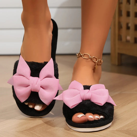 Women Butterfly Winter Slippers
