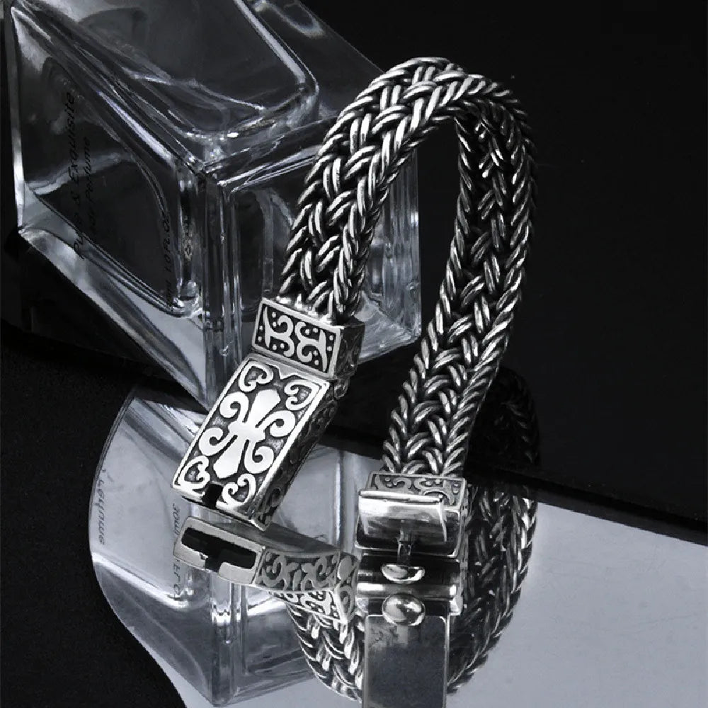 Vintage Geometric Toggle Bracelet