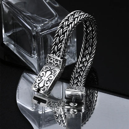Vintage Geometric Toggle Bracelet