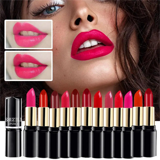 12 Color Matte Waterproof Lipstick