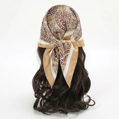 Satin Silk Feeling Hair Scarf