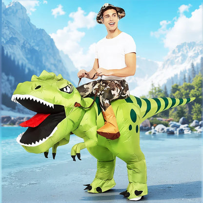 Inflatable Dinosaur Mascot Costume