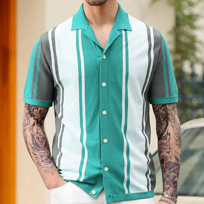 Casual Knit Polo Shirt