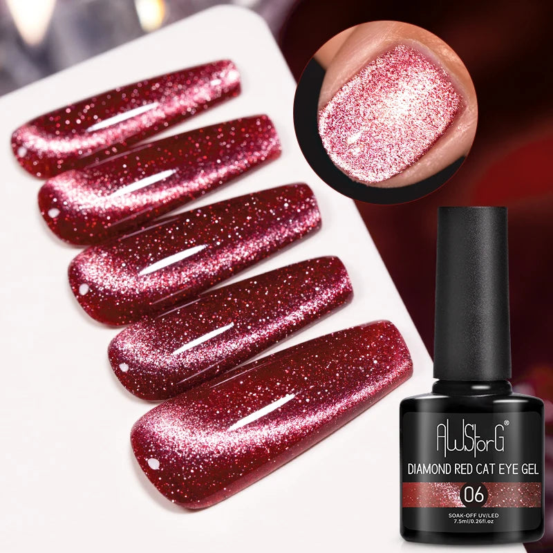 Crimson Cat Eye Gel