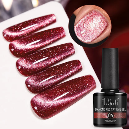 Crimson Cat Eye Gel