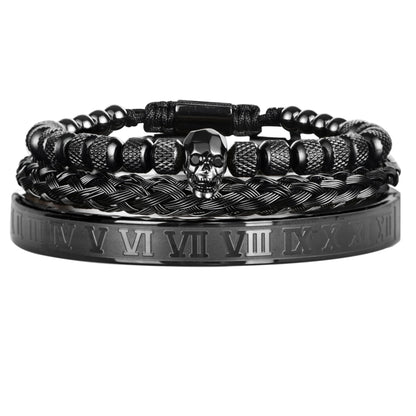 Trendy Skeleton Bead Bracelet