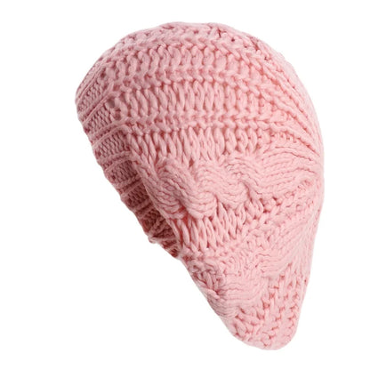 Twist Knit Winter Beanie