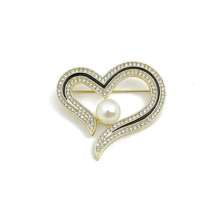 Pearl Love Brooch