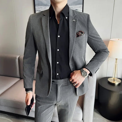 Boutique Slim Business Office Suit
