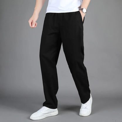 Cotton Multi-Pocket Cargo Trousers