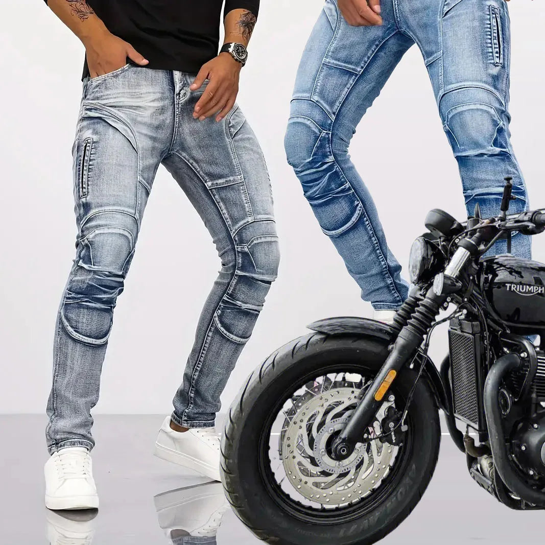 Motorcycle Denim Riding Trousers