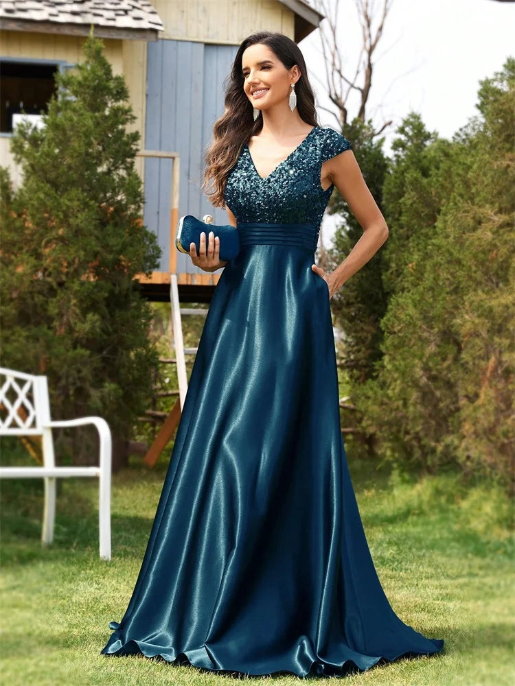 Sequins Luxury Evening Dresses