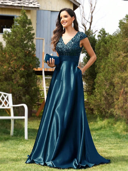 Sequins Luxury Evening Dresses
