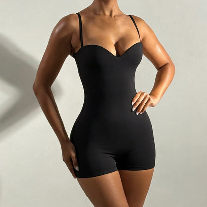 Sleeveless Bustier Romper