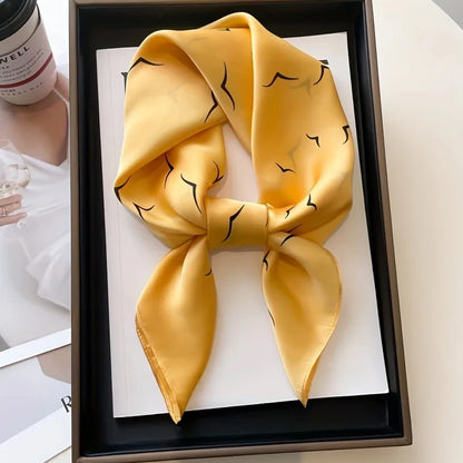 Satin Silk Feeling Hair Scarf