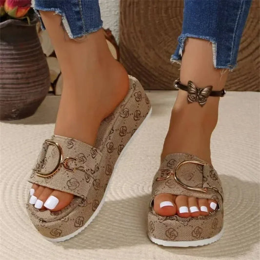 Women Shallow Summer Slippers