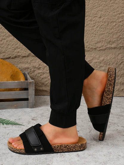 PU Slip-on Summer Slippers