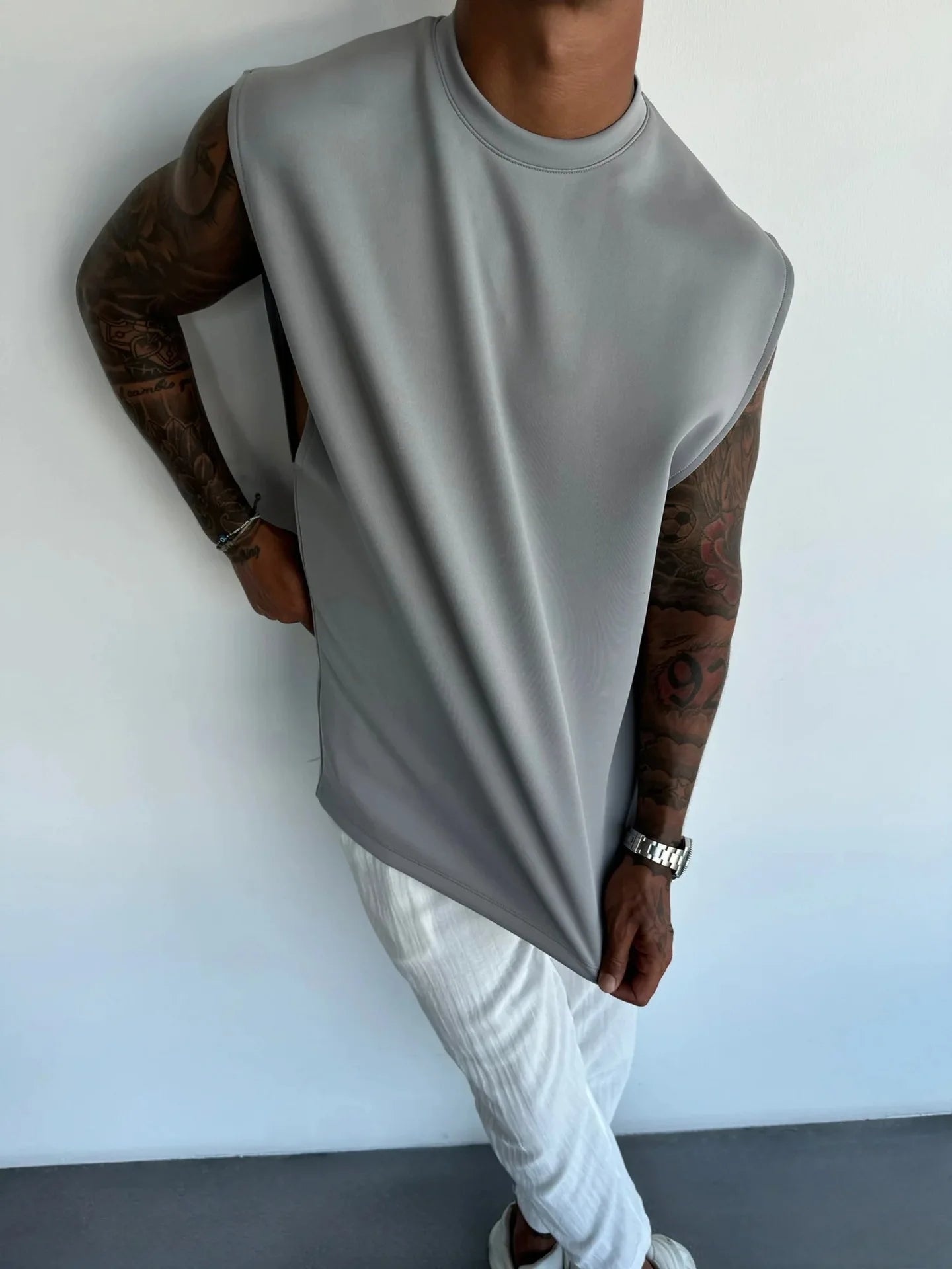 Sleeveless Training Two-Piece Set