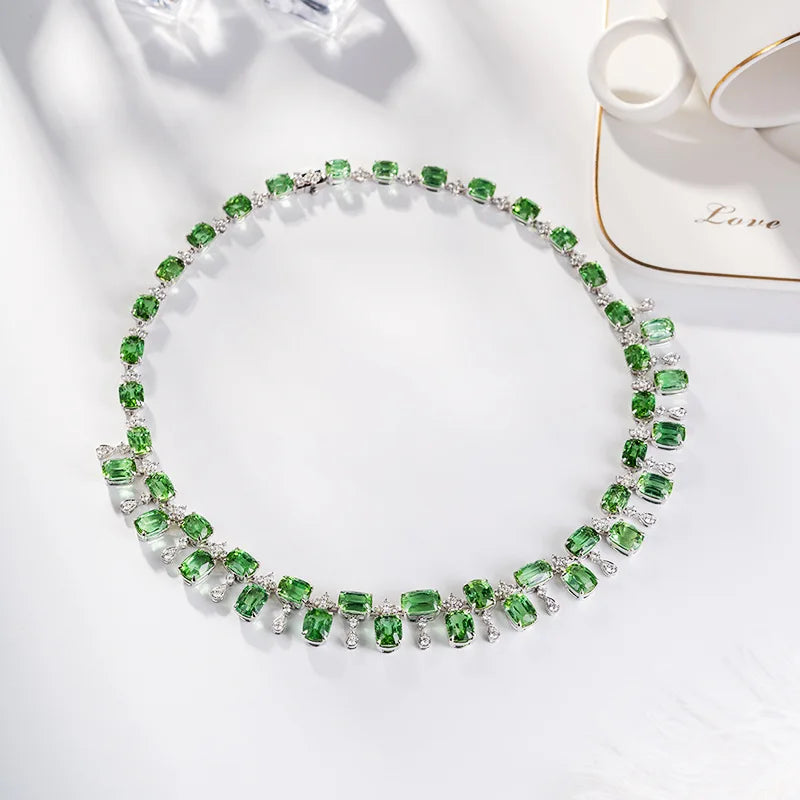 Green Tourmaline Choker