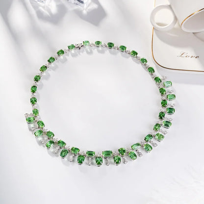 Green Tourmaline Choker