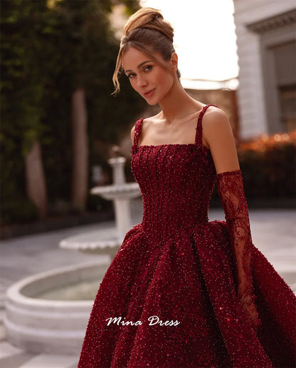 Luxurious Beaded Evening Gown