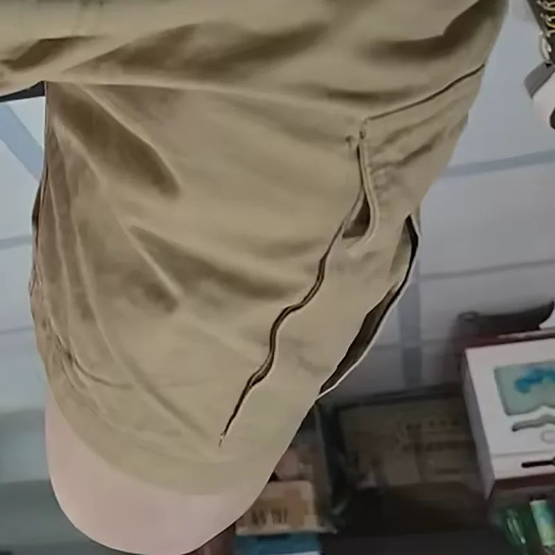 Wear-Resistant Multi-Pocket Cargo Shorts