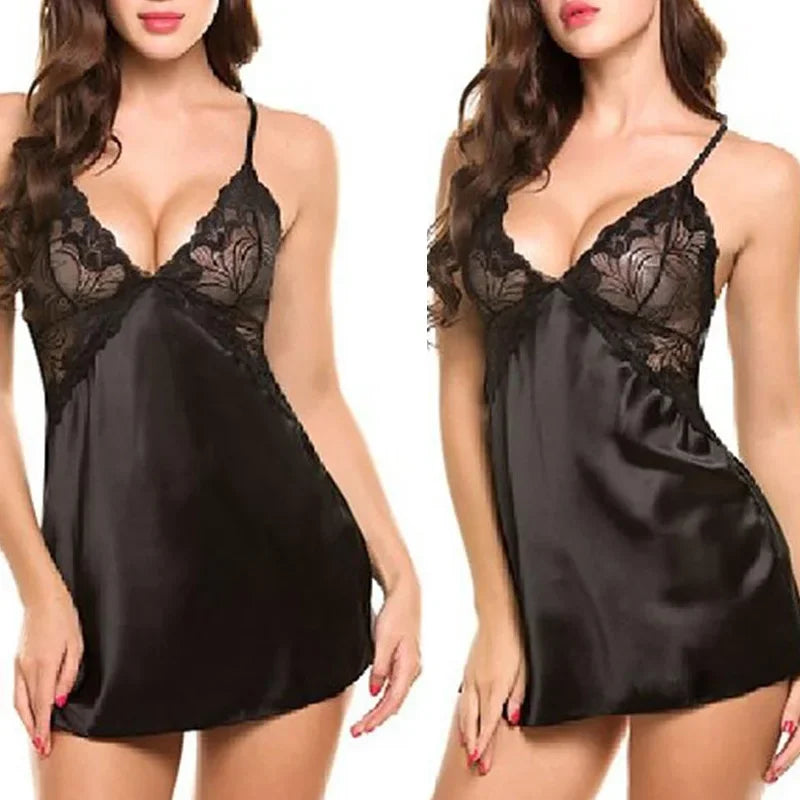 Lace Patchwork Nighty