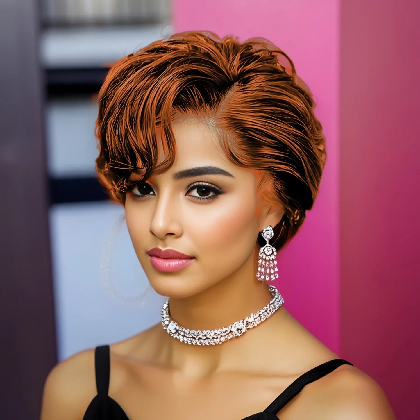 Short Surfing Wave Wig