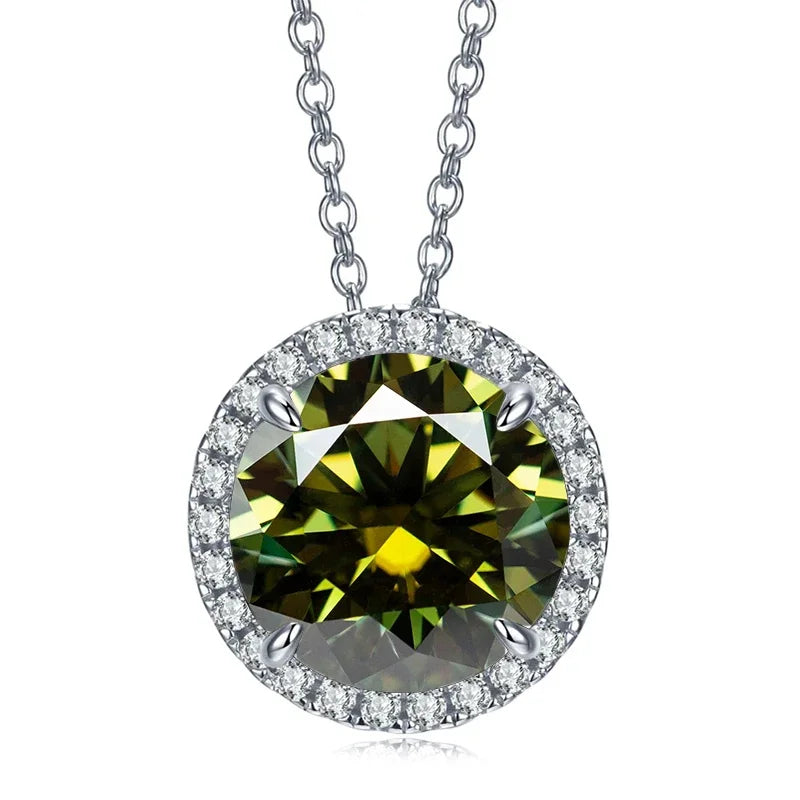 5 Carat Moissanite Necklace