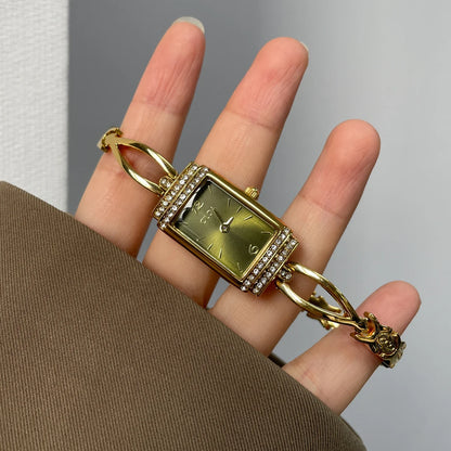 Green Square Watch