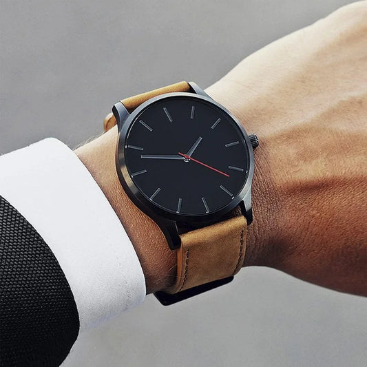 Metal Analog Quartz Watch