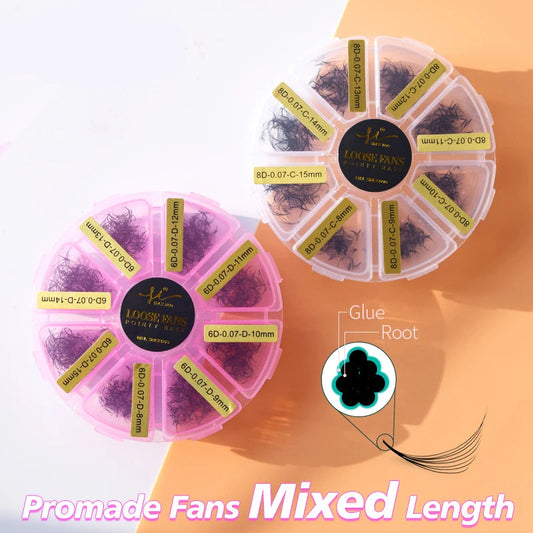 Mixed Volume Lash Extension Fans