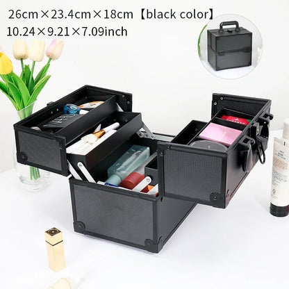 Aluminum Makeup Train Case