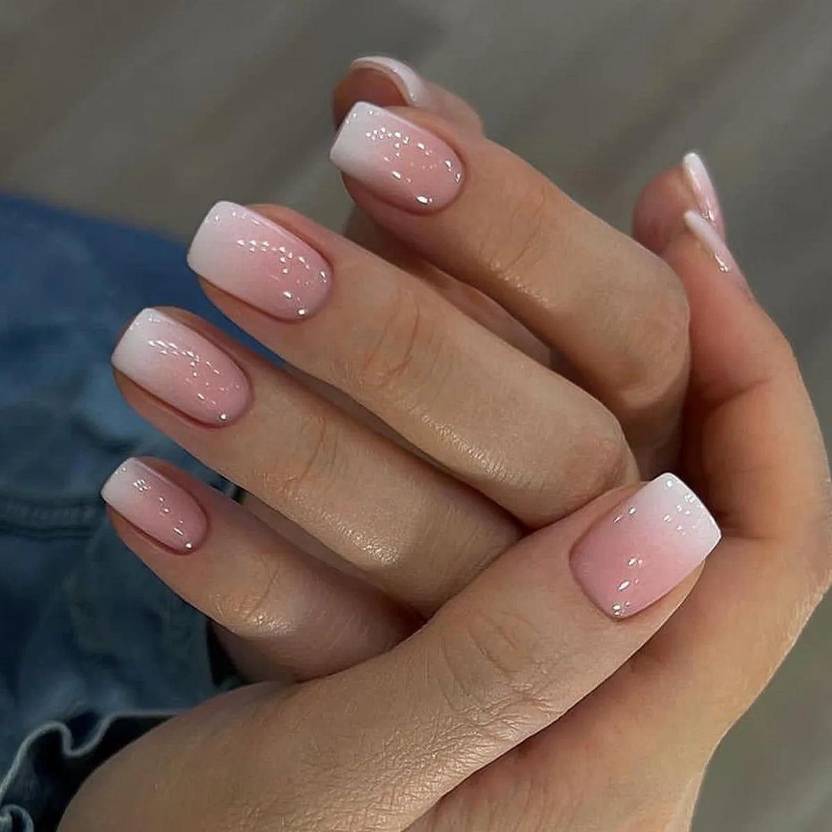 White Minimalist Press Nails