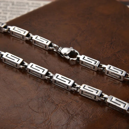 Vintage Sterling Silver Lock Bracelet