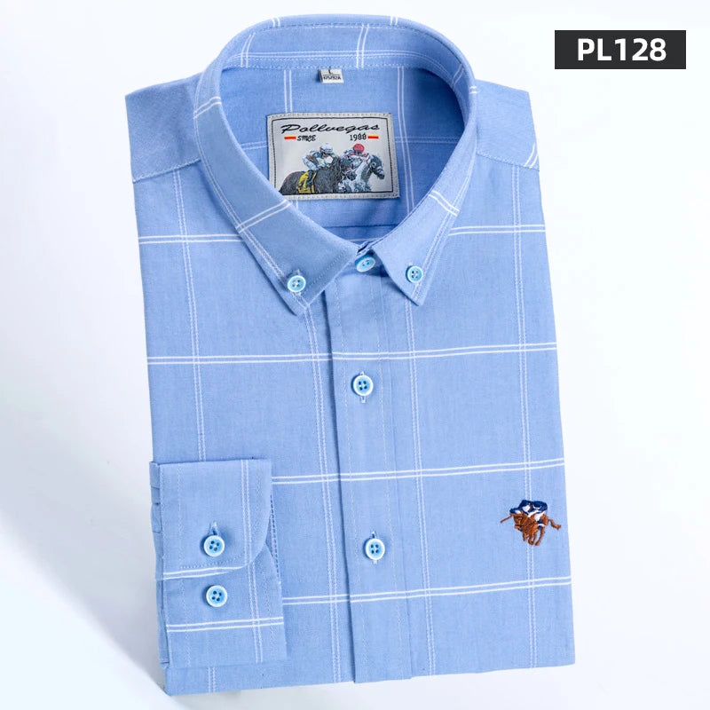 Oxford Striped Business Shirt