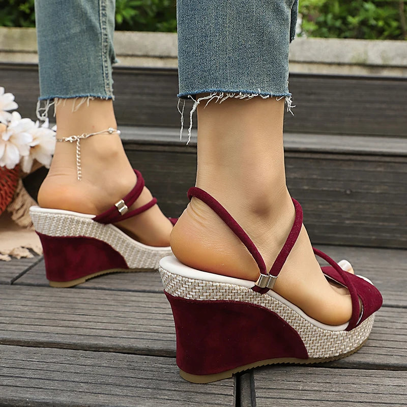 Platform Wedge Heel Sandals