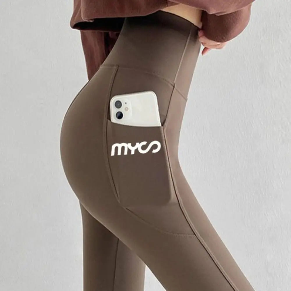 Solid Pocket Workout Leggings