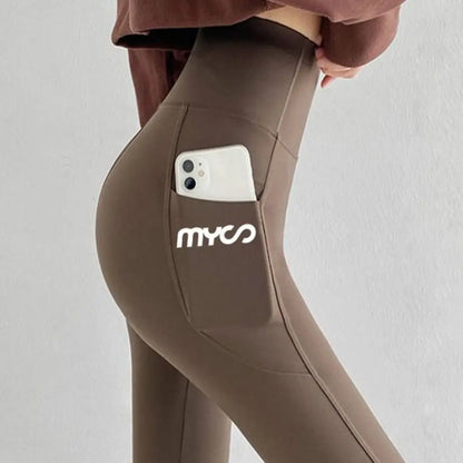 Solid Pocket Workout Leggings