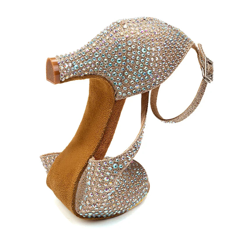 Rhinestone Latin Dance Shoes