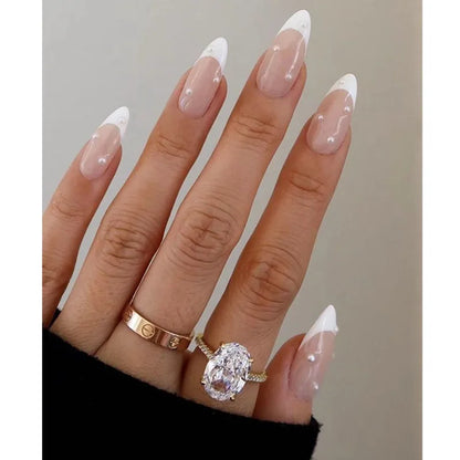 Wine Red Almond Press On Nails